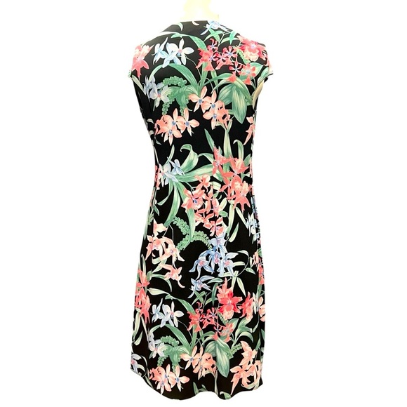 Tommy Bahama Black Floral Knot Dress - Picture 8 of 11